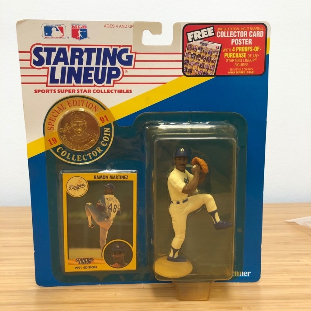 Kenner Starting Lineup Ramon Martinez Action Figure Dodgers 1991 Special Edition